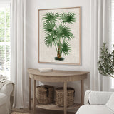 St Aman Palm V (Canvas) Large (903mm W x 1109mm H)