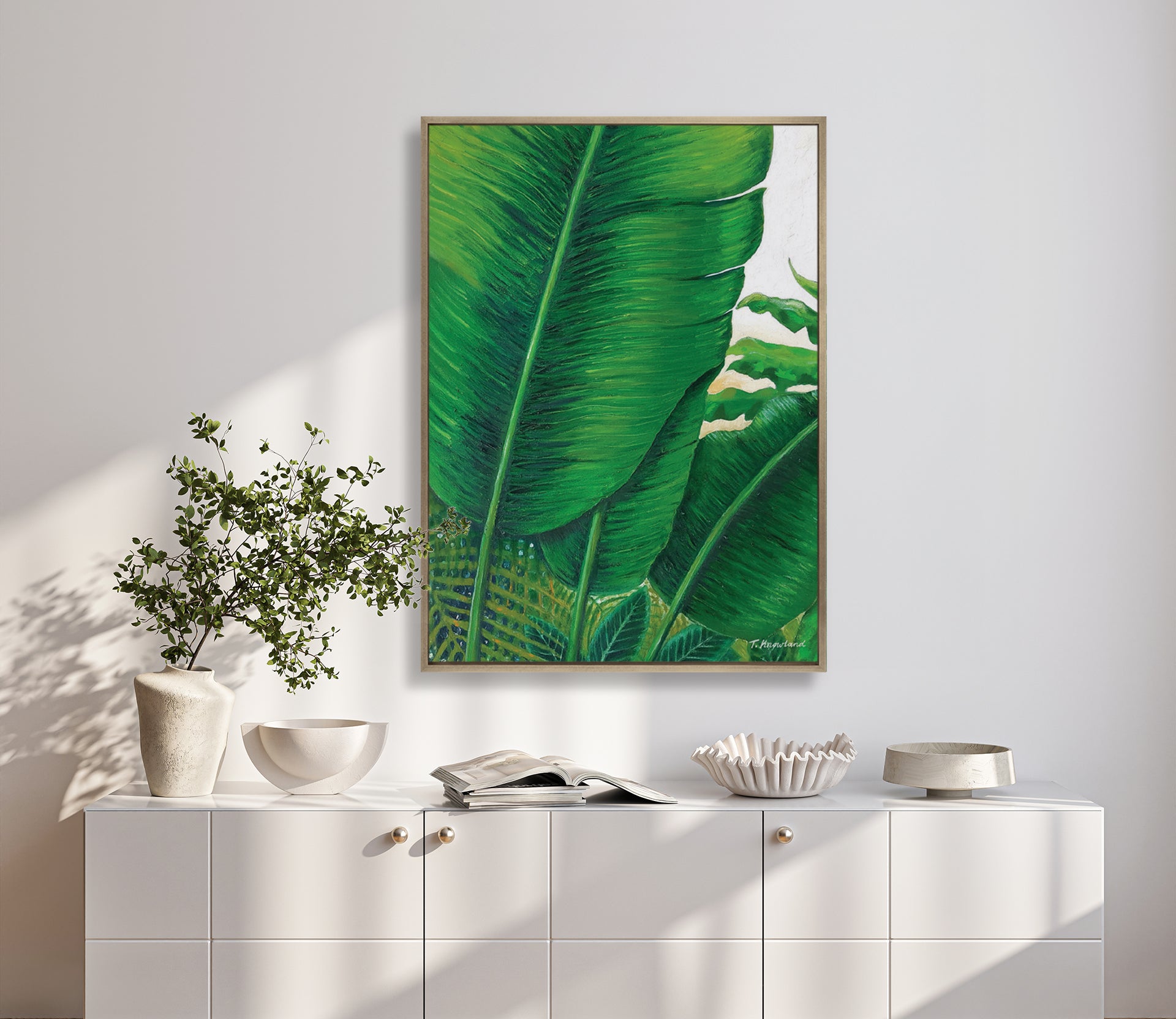 Evergreen Foliage I (Canvas)