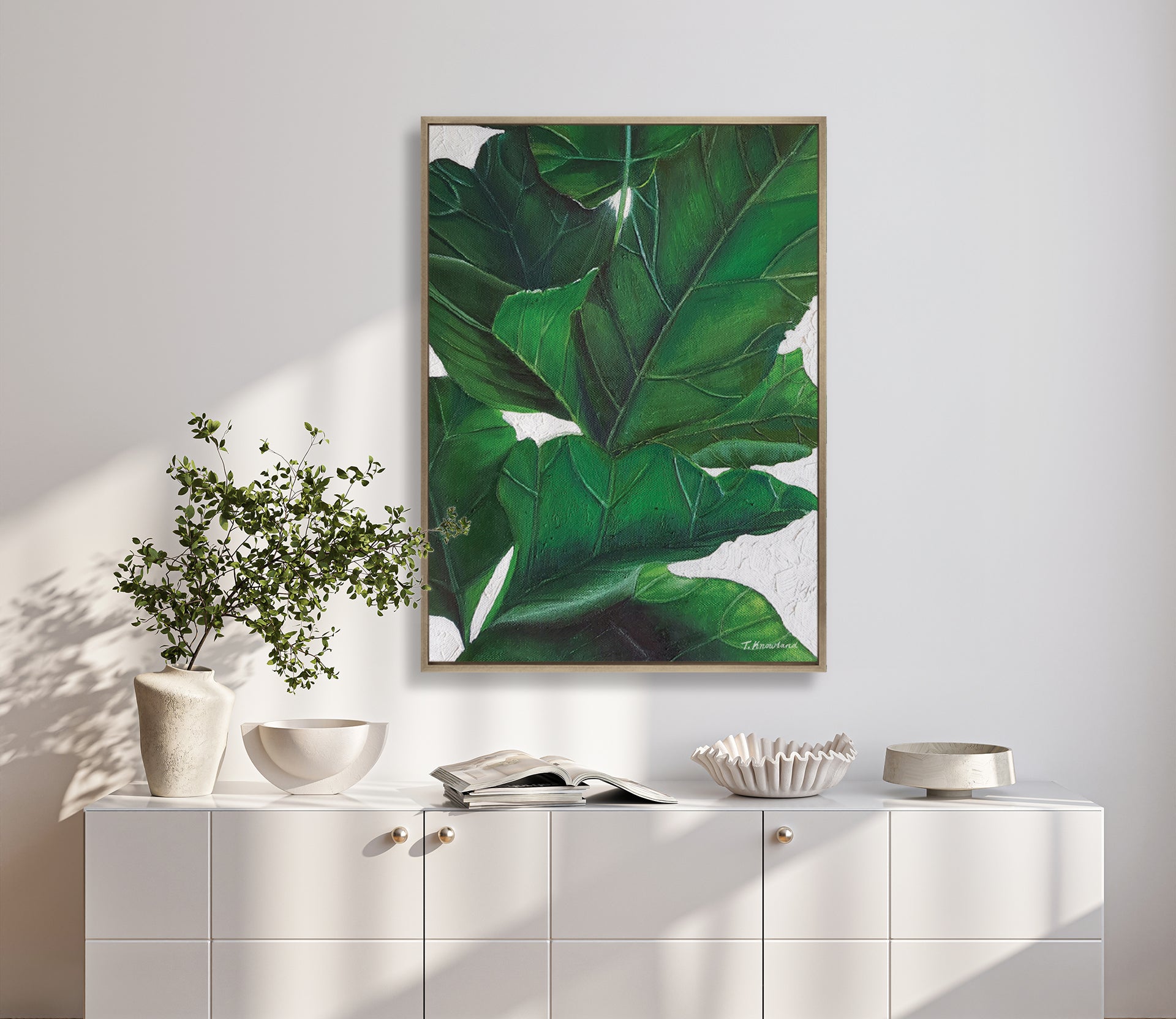Evergreen Foliage IV (Canvas)