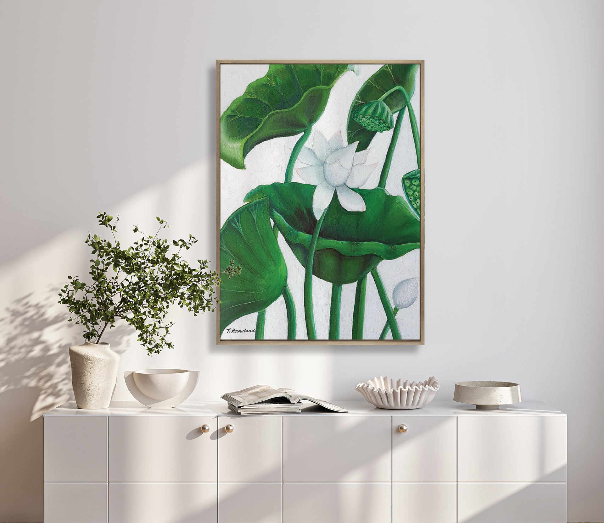 Evergreen Foliage V (Canvas)
