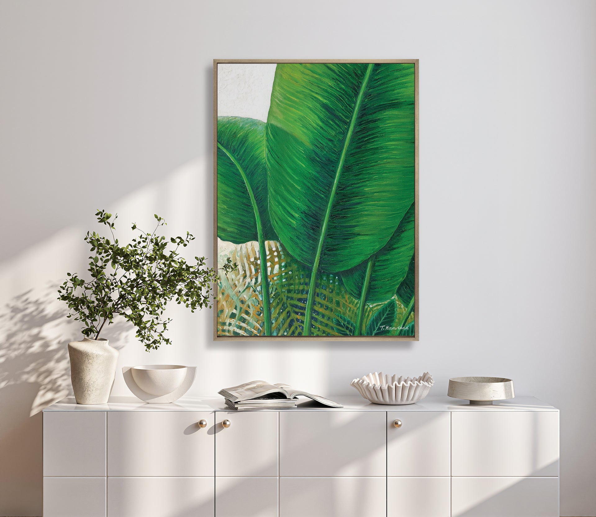 Evergreen Foliage IX (Canvas)