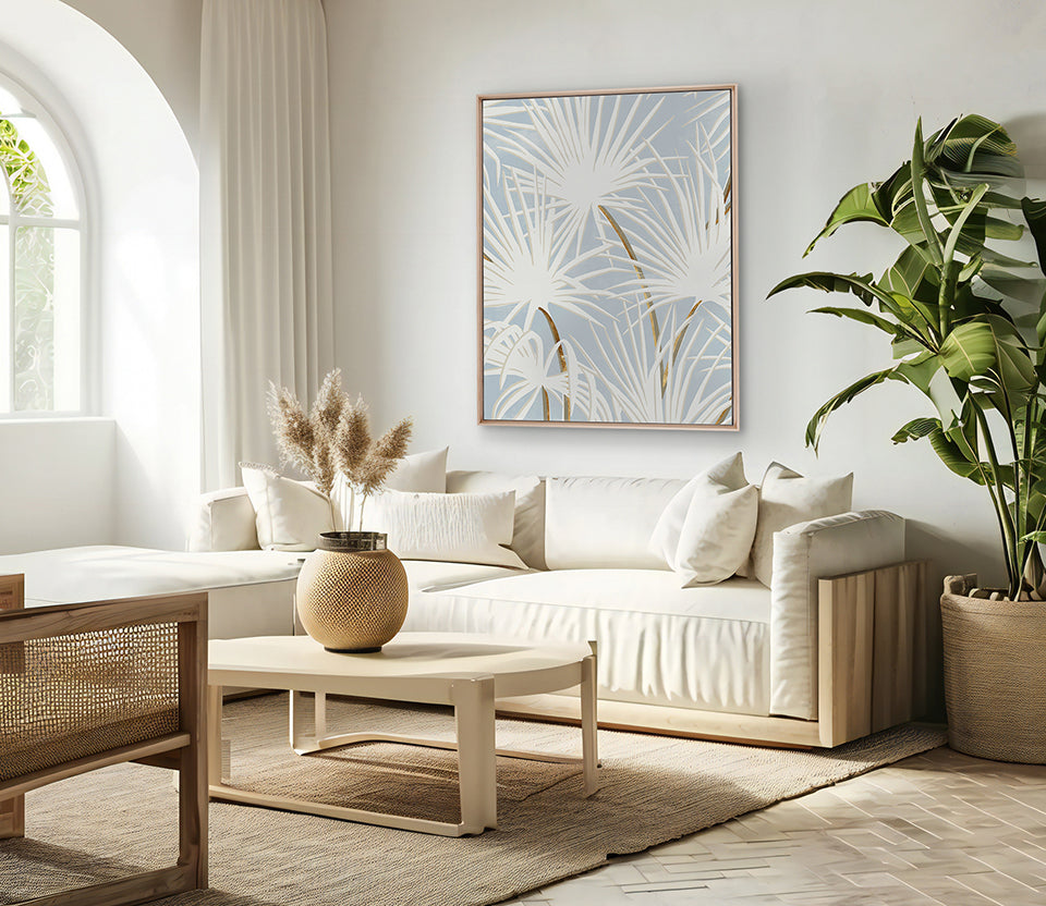 Parisian Palm Colllage I (Canvas)