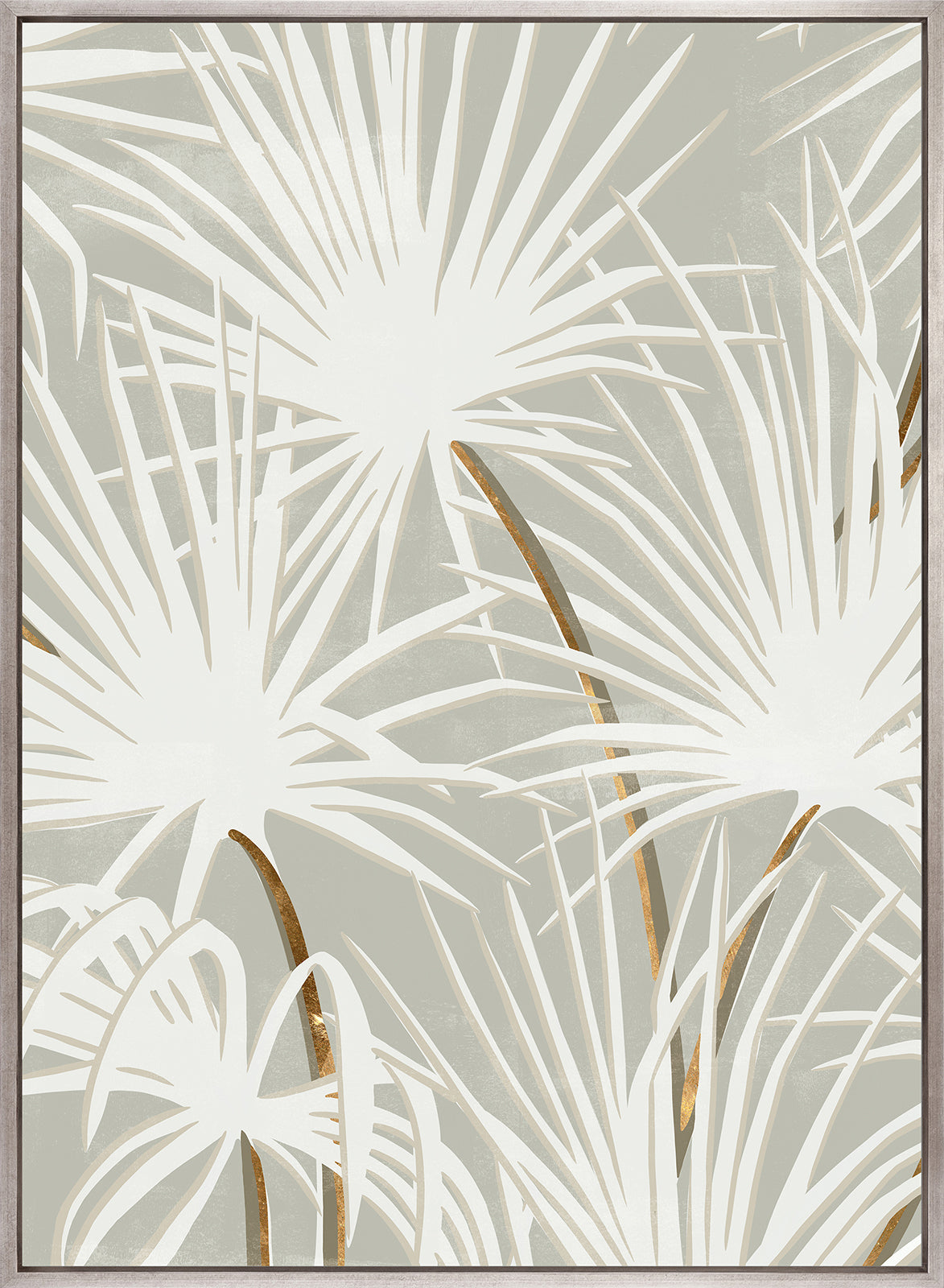 Parisian Palm Colllage II (Canvas)