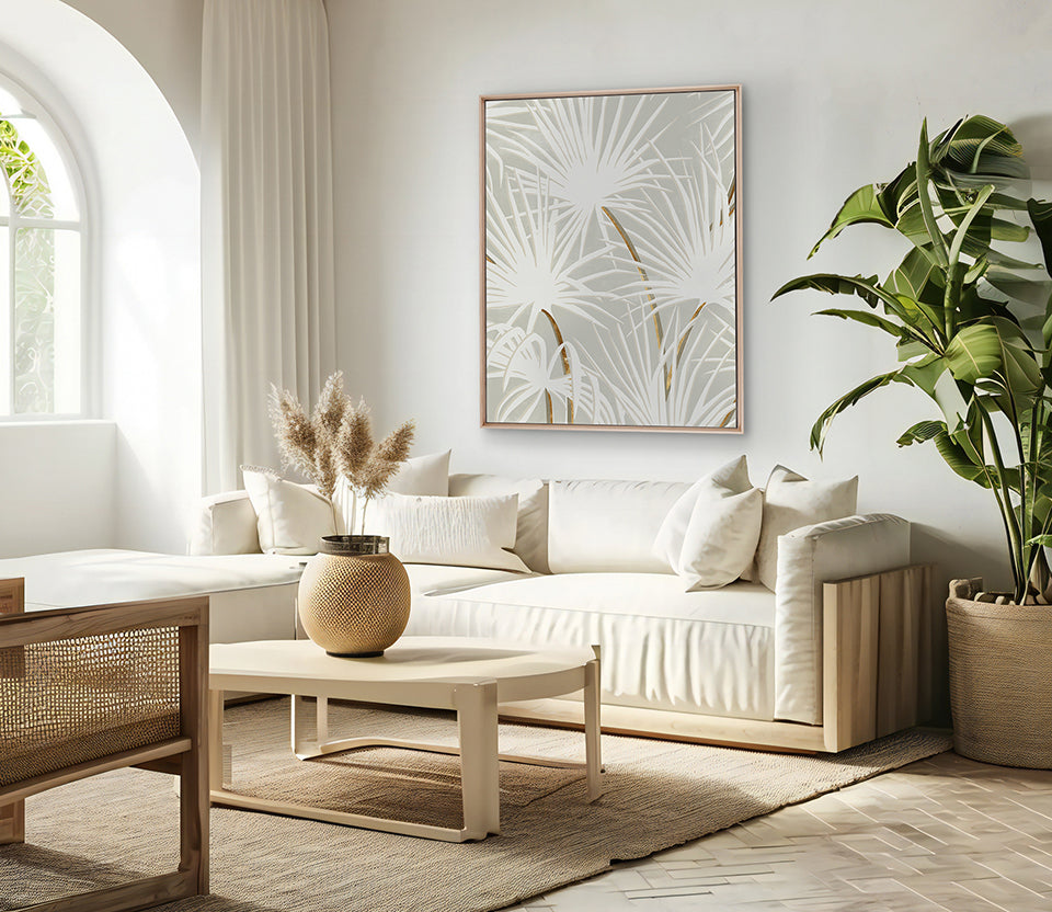 Parisian Palm Colllage II (Canvas)