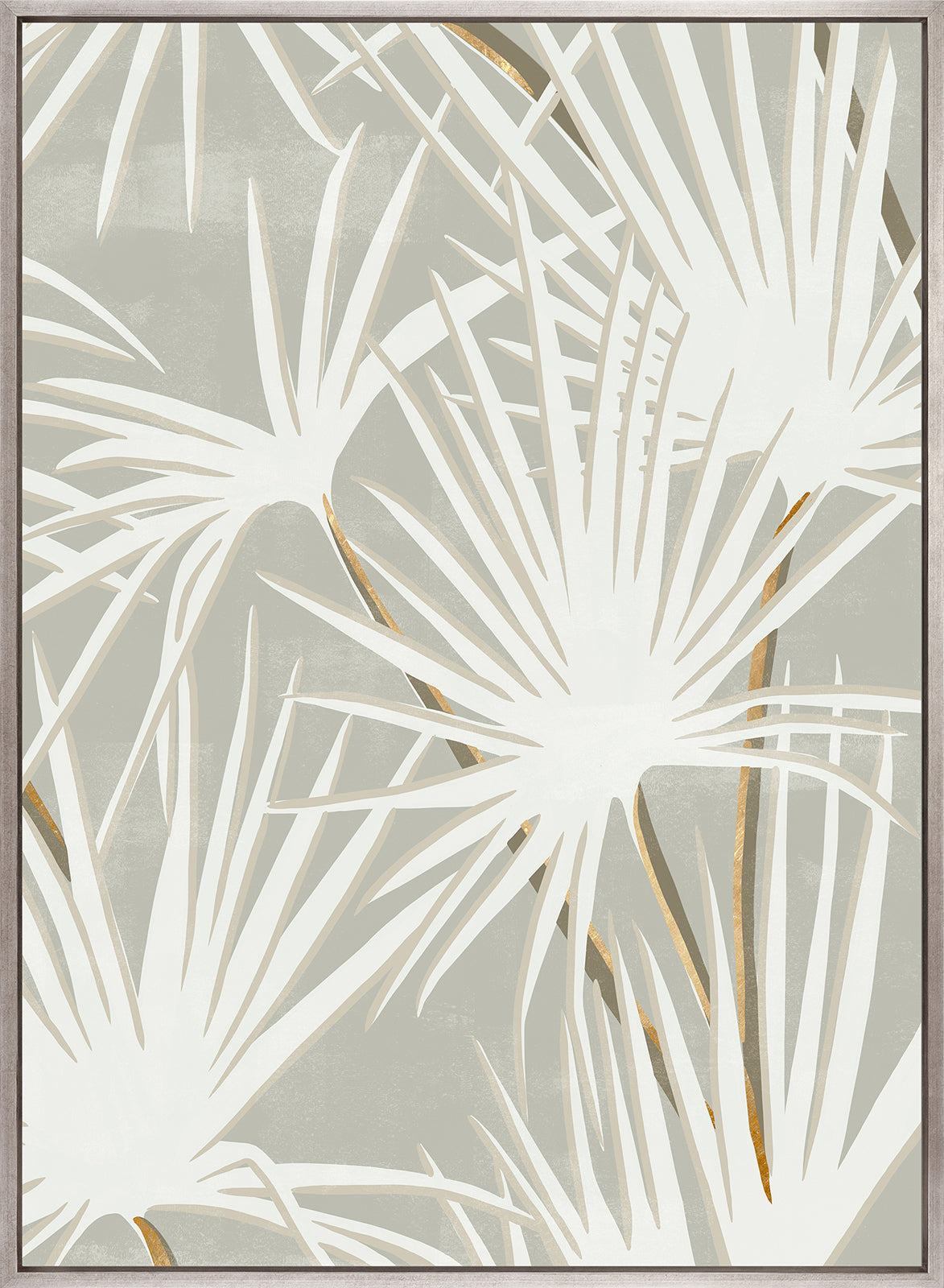 Parisian Palm Colllage III (Canvas)