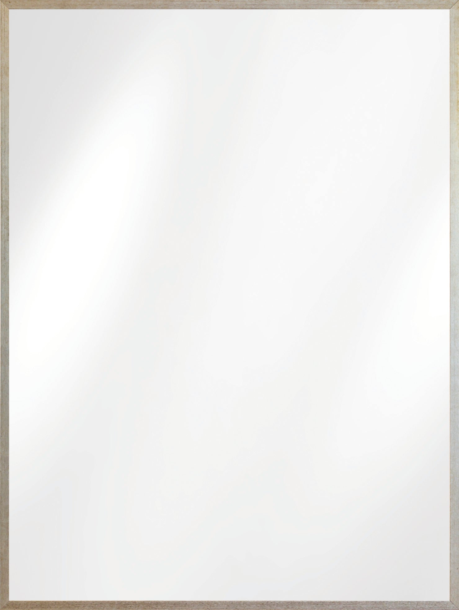 Ariel Slim Contemporary Mirror Silver Noir