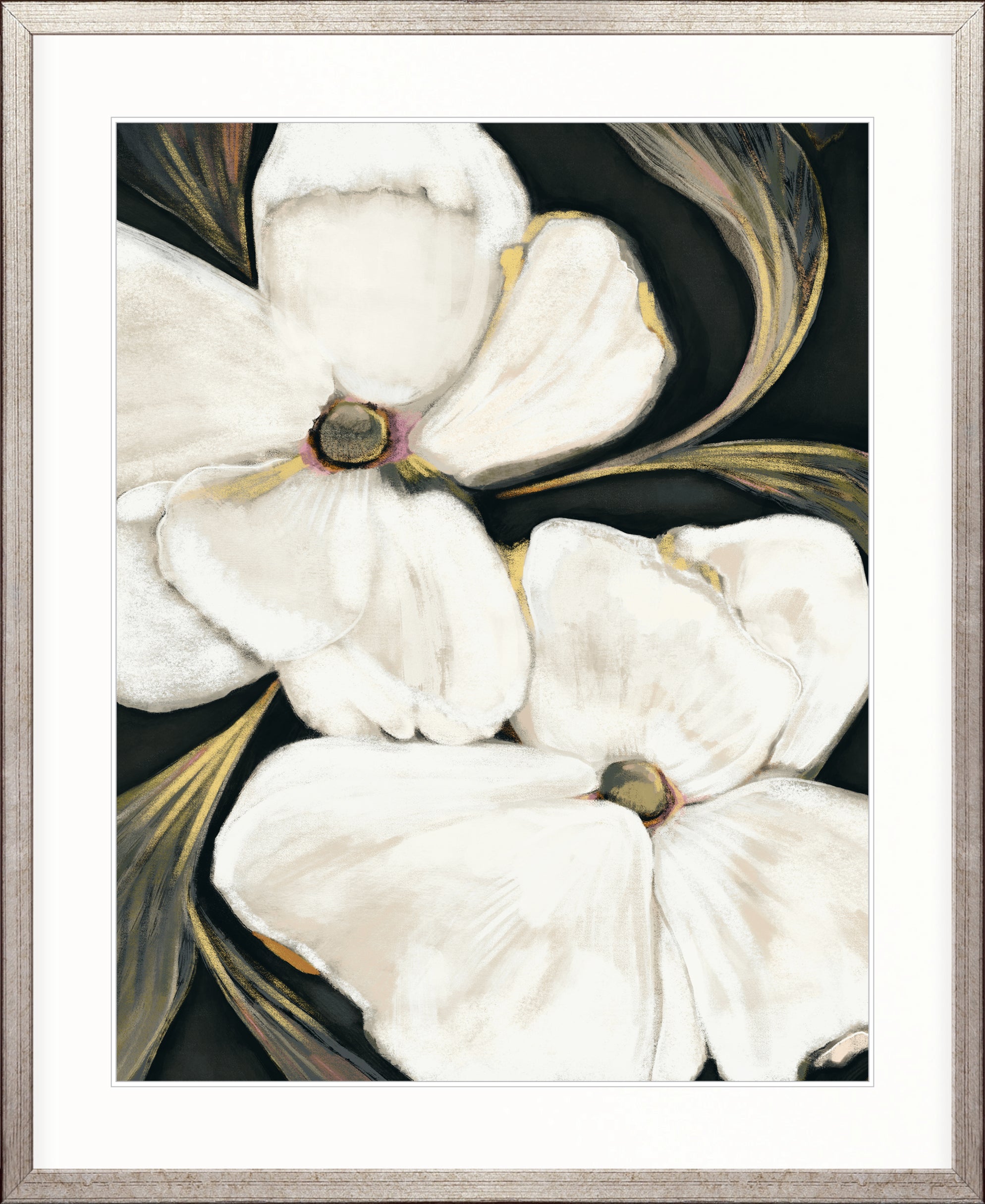 Ashcombe Botanical II X-Large (1000mm W x 1400mm H) / Clear Acrylic