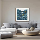 Auralis Abstract V X-Large (1015mm W x 1015mm H) / Clear Acrylic