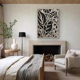 Avalie Foliages IV (Canvas) Large (903mm W x 1109mm H)