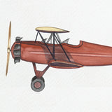 Aviator Dreams II (Canvas) Large (860mm W x 860mm H)