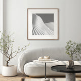 Contours I Small (550mm W x 550mm H) / Standard Clear Glass