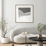 Contours II Small (550mm W x 550mm H) / Standard Clear Glass