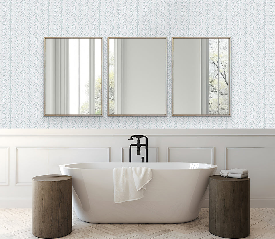 Ariel Slim Contemporary Mirror Silver Noir