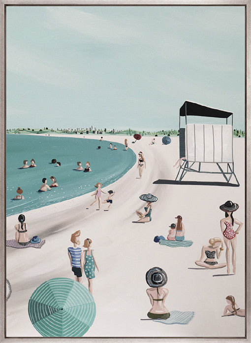 Summertime Joy III Framed Canvas Art | Designer Boys
