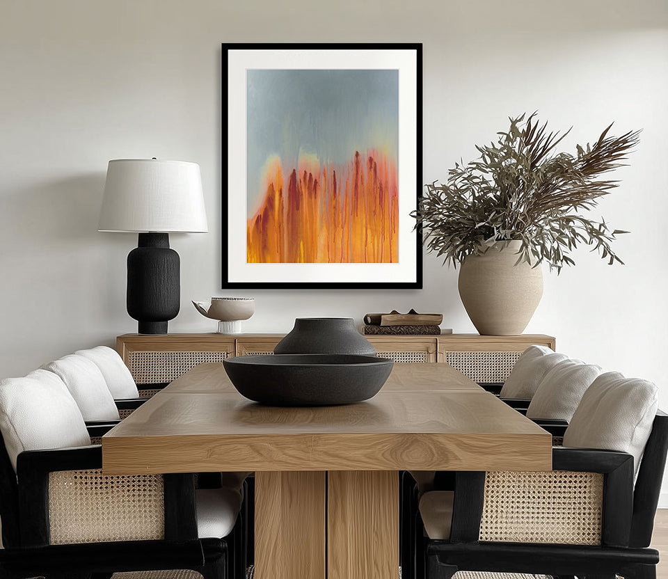 Basalt Abstract I X-Large (1000mm W x 1400mm H) / Clear Acrylic