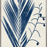 Delicate Frond I (Indigo) (Canvas)