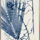 Delicate Frond V (Indigo) (Canvas)