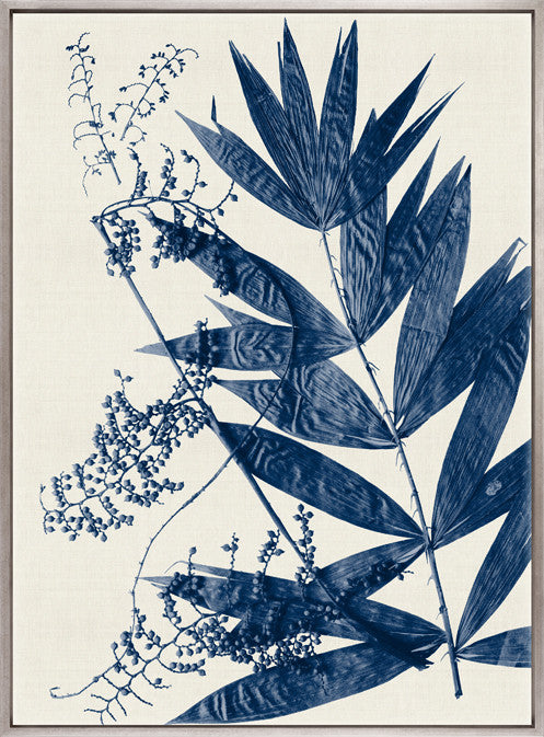Delicate Frond VI (Indigo)  (Canvas)