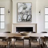 Abstract Tango I (Canvas) Large (903mm W x 1109mm H)