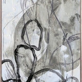 Abstract Tango II (Canvas) Large (903mm W x 1109mm H)