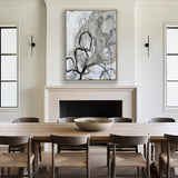 Abstract Tango II (Canvas) Large (903mm W x 1109mm H)