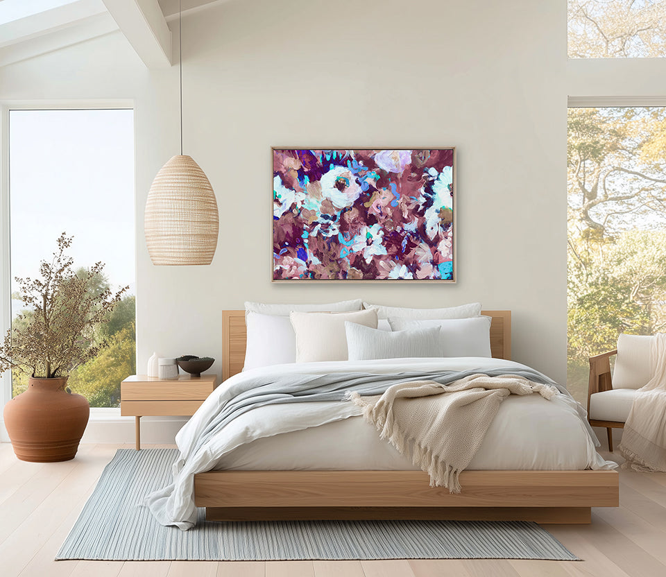 Blooming Promenade VI (Canvas) Large (1109mm W x 903mm H)