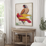 Exotic Parrots II (Canvas) Large (903mm W x 1109mm H)