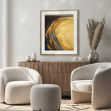 Broulee Abstract I Small (465mm W x 560mm H) / Standard Clear Glass