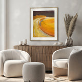 Broulee Abstract II Small (465mm W x 560mm H) / Standard Clear Glass