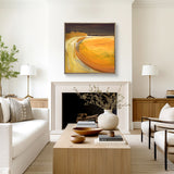 Broulee Abstract IV (Canvas) Large (860mm W x 860mm H)