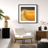 Broulee Abstract IV Small (550mm W x 550mm H) / Standard Clear Glass