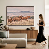 Brumbies II (Canvas) Large (1109mm W x 903mm H)