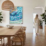 Cabana Club II (Canvas) Large (903mm W x 1109mm H)
