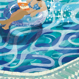 Cabana Club II (Canvas) Large (903mm W x 1109mm H)