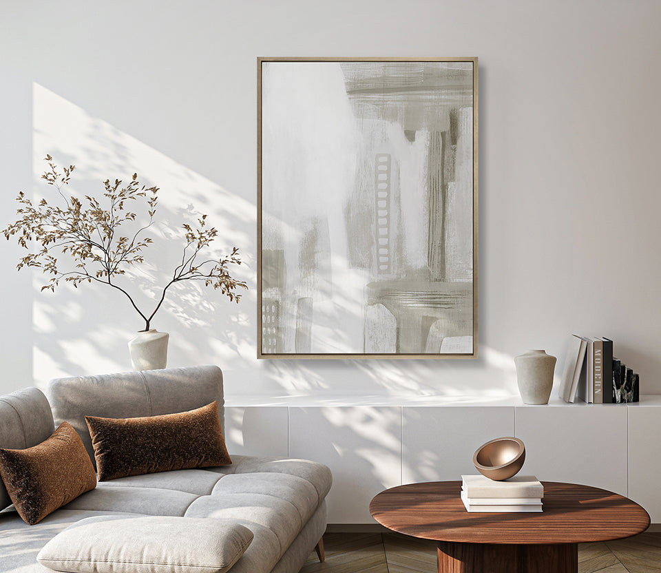 Cali Abstract Form I (Canvas)