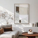 Cali Abstract Form X (Canvas) Large (903mm W x 1109mm H)