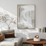 Cali Abstract Form II (Canvas) Large (903mm W x 1109mm H)