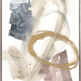 Cali Abstract Form III (Canvas) Large (903mm W x 1109mm H)