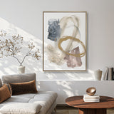 Cali Abstract Form III (Canvas) Large (903mm W x 1109mm H)