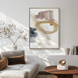 Cali Abstract Form IV (Canvas) Large (903mm W x 1109mm H)