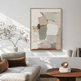 Cali Abstract Form V (Canvas) Large (903mm W x 1109mm H)