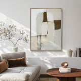 Cali Abstract Form IX (Canvas) Large (903mm W x 1109mm H)