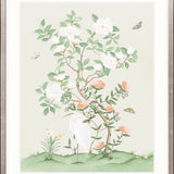 Charleston Foliage I Small (465mm W x 560mm H) / Standard Clear Glass