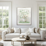 Charleston Foliage I Small (465mm W x 560mm H) / Standard Clear Glass