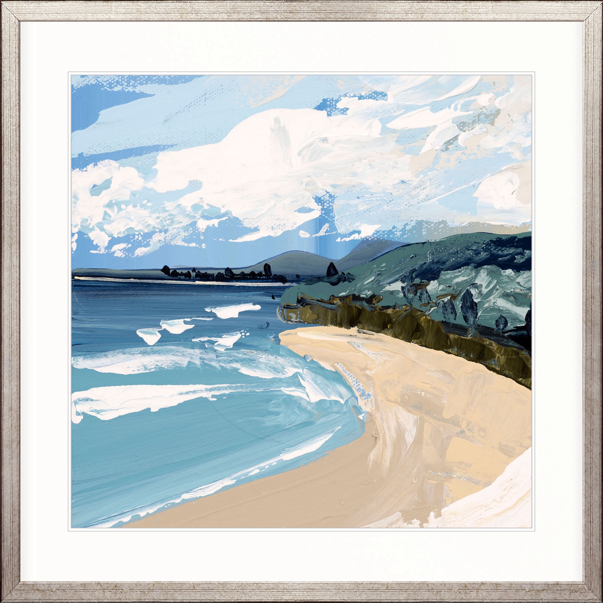 Chatham Bay X X-Large (1015mm W x 1015mm H) / Clear Acrylic