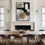 Cleo Abstract III (Canvas) Large (903mm W x 1109mm H)