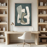 Clevedon Abstract II (Canvas) Large (903mm W x 1109mm H)