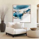 Coastal Crest I (Canvas) Large (860mm W x 860mm H)