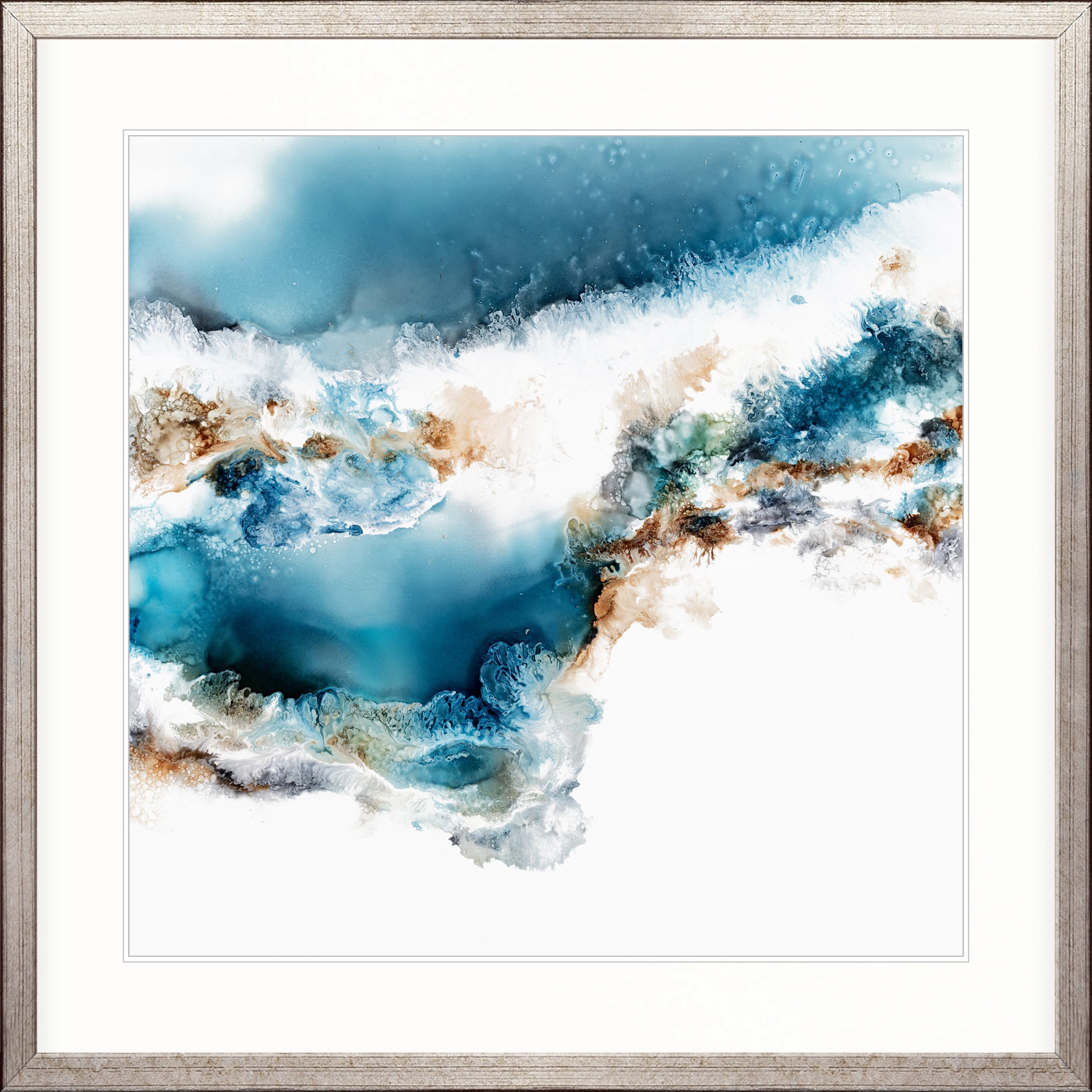 Coastal Crest I X-Large (1015mm W x 1015mm H) / Clear Acrylic