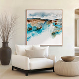 Coastal Crest II (Canvas) Large (860mm W x 860mm H)